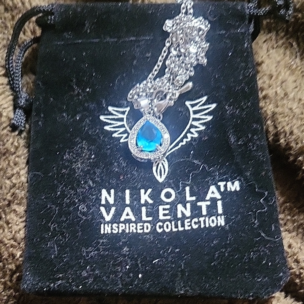 Blue Pendant Necklace